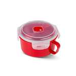 Good 2 Heat 4304 051938 Microwave Bowl with Spork 900ML, Plastic, Red - £5.20 @ Amazon