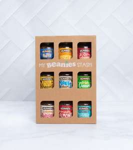 Beanies Flavour Instant Coffee - Choose Your Own 9 Flavour Jar Stash Box for £17.50 @ Beanies the Flavour Co.