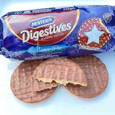 McVities Mince Pie Digestives 243g for 25p @ Co op Duffield