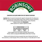 Robinsons Double Strength Summer Fruits No Added Sugar Squash,1.75 l (Pack of 1) - 3 for £6