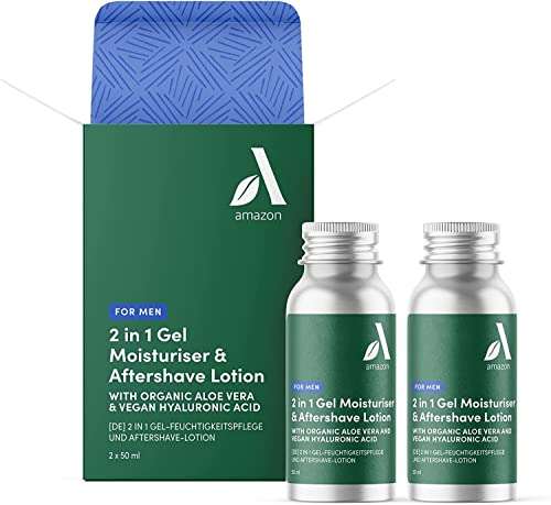 Pack of 2 Amazon Aware Men's 2 in 1 Gel Moisturiser & Aftershave Lotion 50ml - £3.93 (£3.73/£3.34 on Subscribe & Save) @ Amazon