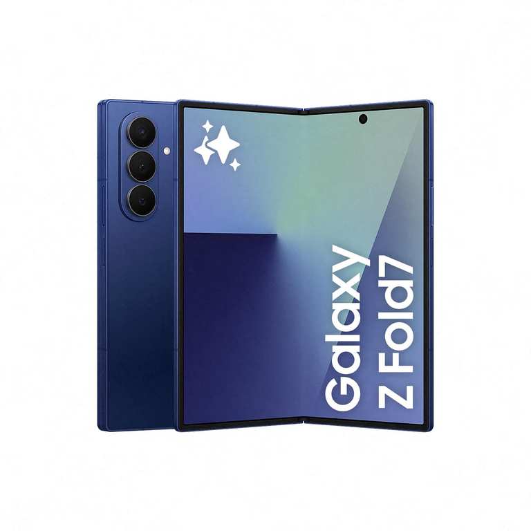 Samsung Galaxy Z Fold7 1TB 16GB RAM - Blue Shadow, 3 Year Extended Warranty (UK Version) - Prime Deal