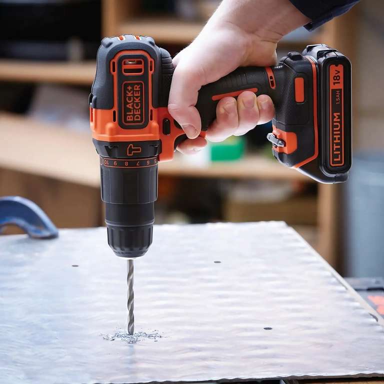 Black & Decker18V Cordless Combi Drill and Impact Driver (BCK25S2S-GB) - £50 with free collection @ Homebase