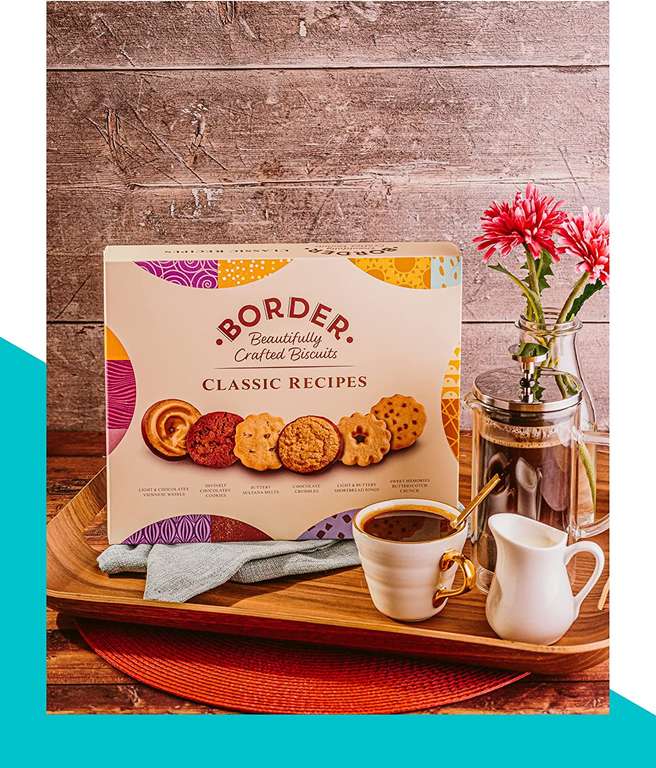 Border Biscuits - Classic Sharing Pack Gift Box - Premium Cookies 400g £3.25 @ Amazon