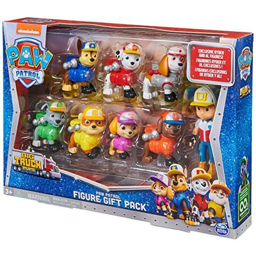 Paw Patrol, Big Truck Pups 8-piece Figure Gift Pack with Collectible Action Figures £12.49 @ Amazon