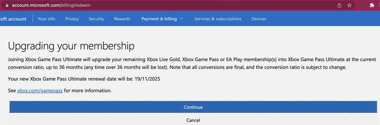 Xbox Game Pass Ultimate (Game Pass+Live Gold) 12-Months VPN[READ