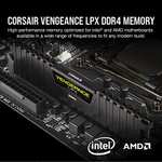 Corsair Vengeance LPX CMK32GX4M2E3200C16 32 GB DDR4 3200 MHz, Black £62.98 @ Amazon