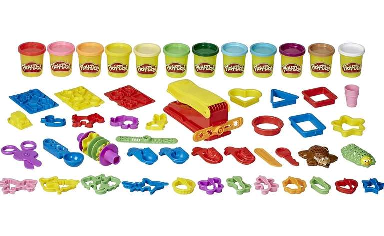 Play-Doh On the Go Imagine and Store Studio with Over 30 Tools and 10 Cans  - Play-Doh