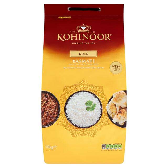 Kohinoor Gold Basmati Rice 10kg £13.5 @ Asda