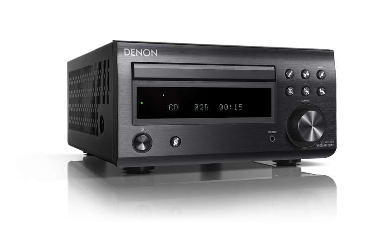 Denon D-M41DAB Hi-Fi System Bluetooth EXCL Speakers - Black or Silver - Free 5 Year Warranty - Free Next Day Delivery