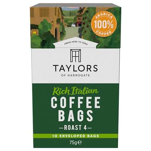 Taylors of Harrogate Rich Italian Coffee Bags x 30 (£5.40 / £5.10 S&S)