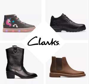 Clarks 30% off a Range of Men's, Women's & Children's Boots with code (includes GORE-TEX) + free click & collect