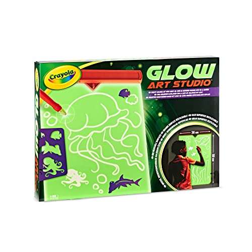 CRAYOLA Glow Art Studio | Create Your Own Glow in the Dark Art - £13.50 @ Amazon