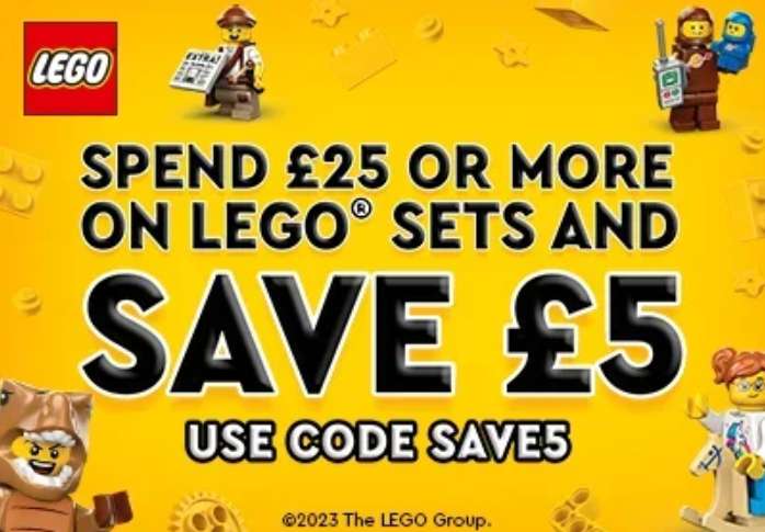 Spend £25+ & save £5 e.g LEGO Creator 3-in-1 Birdhouse £20 /Star Wars Pirate Snub Fighter 75346 £24.99 with discount code @ The Entertainer