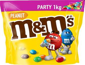 M and Ms Peanut Milk Chocolate Party Bulk Bag 1kg with code - 2nd June BBE - £22.50 minimum purchase