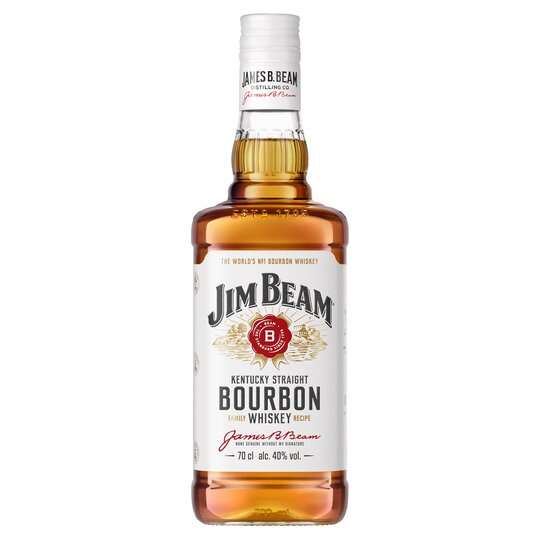Jim Beam Kentucky Straight Bourbon Whiskey 70cl - Clubcard Price