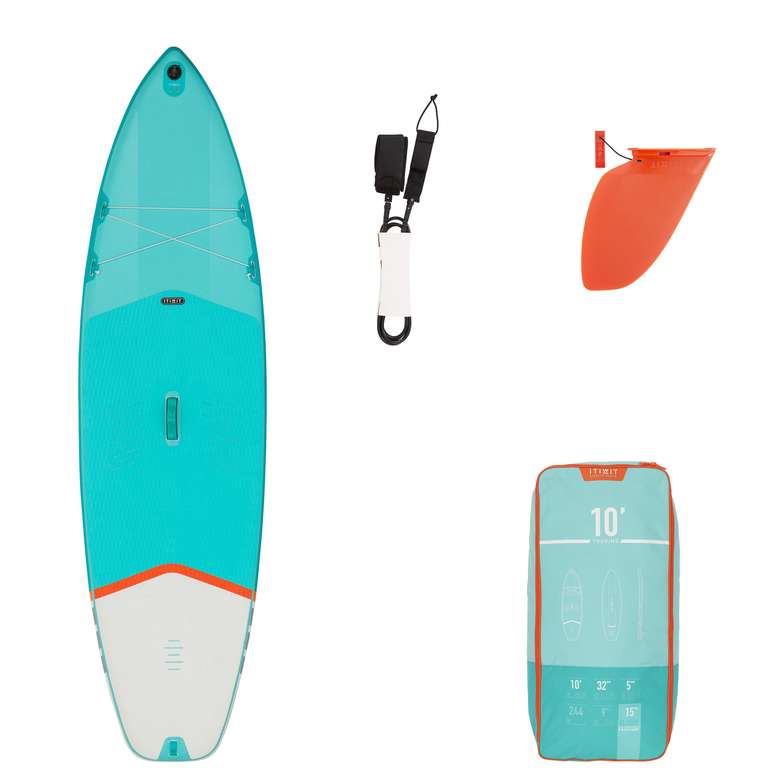 X100 10FT Touring Inflatable SUP - Green - Free C&C