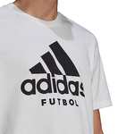 adidas Men's M Football Gt T-Shirt (Spanish Futbol size small white)