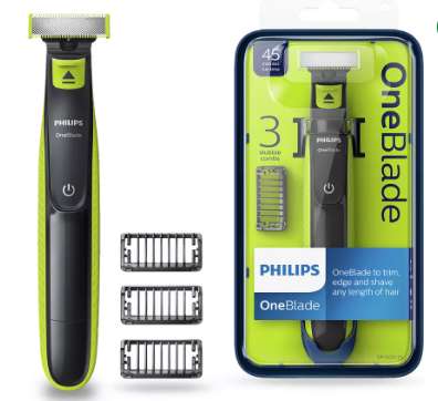 Philips OneBlade for Face – Trim, Edge, Shave (Free Collection)