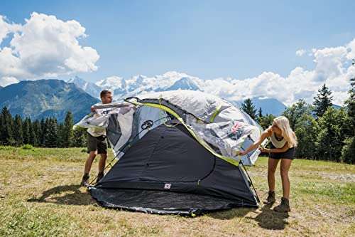 Coleman Tent Darwin | 2-4 Person Compact Dome Tent | Lightweight Camping, Festival and Hiking Igloo Tent | 100% Waterproof with HH 3000mm