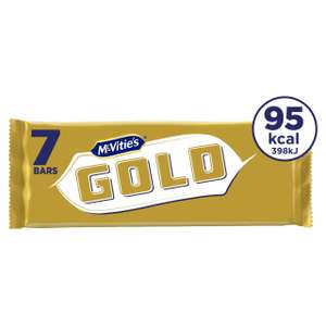 McVitie's Gold Biscuit Bars 7 Pack (Clubcard Price)