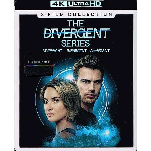 Divergent Trilogy 4k Blu Ray (Italian Import plays in English)