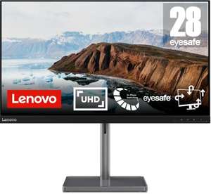 Lenovo 28 inch 4K Office Monitor - L28u-35 - Ultra HD, 2160p, 60HZ, 6ms