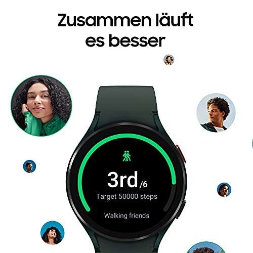 Samsung Galaxy Watch4 Round LTE Smartwatch, Wear OS, Fitness Watch, Fitness Tracker, 44mm Black / Silver / Green £160.03 @ Amazon Germany