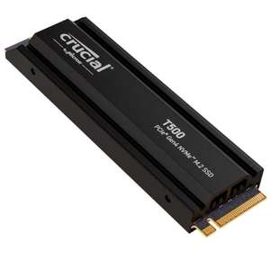 Crucial T500 2TB SSD PCIe Gen4 NVMe M.2 Internal Gaming PS5 SSD with Heatsink - W/Voucher