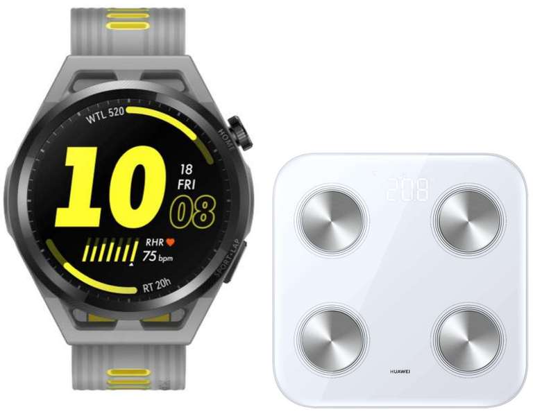 Huawei Watch GT Runner Smart Watch + Free Huawei Scales 3 With Code - £108.97 @ Currys