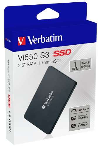 1TB - Verbatim Vi550 S3 SSD 2.5" SATA III up to 550 MB/s - £37.70 Delivered @ Amazon Germany