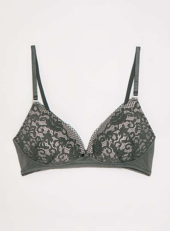 Luxury Lace Plunge Bra Now £4.20 with Free Click and collect from Argos