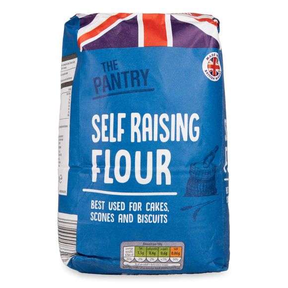 The Pantry Plain Flour 1.5kg/The Pantry Self Raising Flour 1.5kg - 58p Each @ Aldi