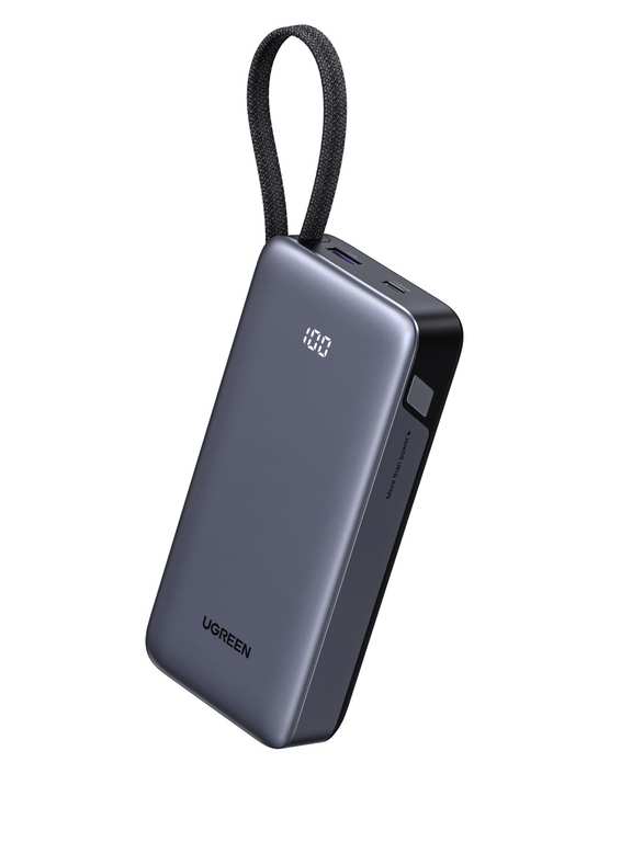 UGREEN Nexode 45W 20000mAh Power Bank 3- Way Output Built-in Cable - Sold by UGREEN GROUP LIMITED UK / FBA - Prime Exclusive
