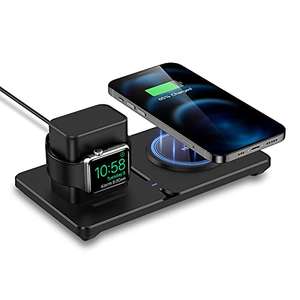 ESR HaloLock 2-in-1 Wireless Charging Station for Apple products (MagSafe-Compatible) - £10.99 Prime exclusive @ Amazon / YBintech