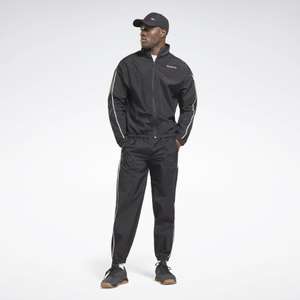 Reebok Training Essentials Piping Tracksuit (Black, or Blue Slate) + 3 Pairs of Socks £28.57 delivered using code @ Reebok
