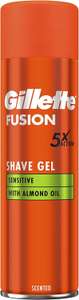 Gillette Fusion5 Ultra Sensitive Shaving Gel for Men, 200 ml, £1.80 / £1.62 Subscribe and Save @ Amazon