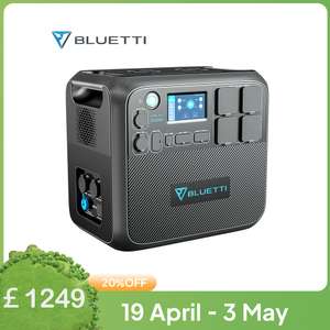 BLUETTI AC200MAX 2200W Portable Power Station 2048Wh LiFePO4 Solar Generator UK with code - Bluetti UK Official (UK Mainland)
