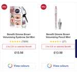 Benefit selected items 3 for £30, plus possible free full size mascara & free eye globes on certain products @ Boots