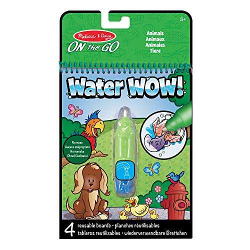 Melissa & Doug Water WOW! Animals Magic Painting Books with Water Pens | Water Colouring Books for Children - £3.99 @ Amazon