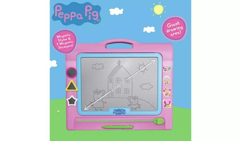 Peppa Pig Deluxe Magnetic Scribbler £8 click and collect at Argos