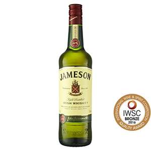 Jameson Original Blended and Triple Distilled Irish Whiskey, 70 cl £18 @ Amazon