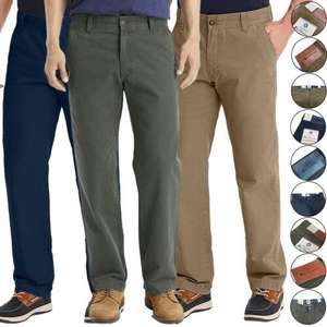 Chino Trouser Straight Leg Regular Stretch Relaxed Cotton Pants £10.99 at fairdeal242011 ebay