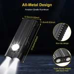 ACESHOP 2200mAH Rechargeable LED Torch, 1000LM with 7 Light Modes, Power Bank & Magnetic Tail Sold By GUOKEJIAN LTD FBA