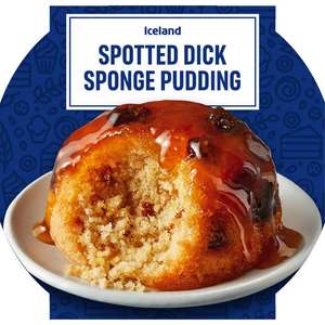 Spotted Dick Sponge Pudding 100g (Raspberry Jam Also) - Swindon