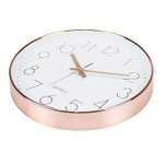 Tebery 2 Pack Silent Rose Gold Wall Clock 10 Inch Battery Operated - Sold By Tebery-EU FBA