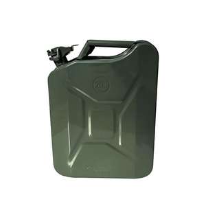 Top Tech 20ltr Petrol Metal Jerry Can (Green) - UN Approved free C&C