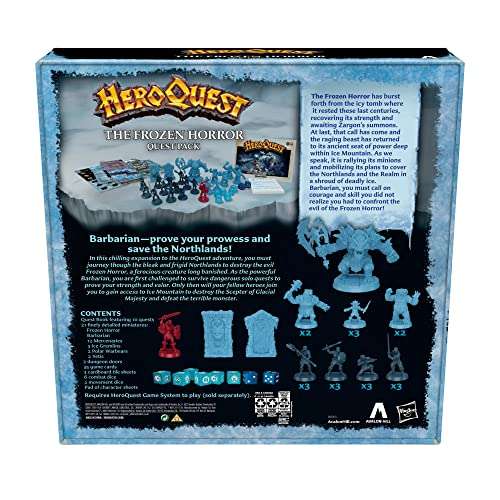 HeroQuest - The Frozen Horror Quest Pack (Expansion pack) @ Amazon
