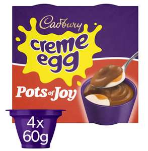 Cadbury Limited Edition Creme Egg Pots of Joy 4 × 60g (240g)