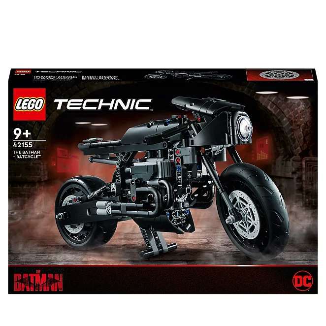 LEGO Technic THE BATMAN – BATCYCLE Bike Set 42155 £37.50 at checkout with free click and collect @ George (Asda)